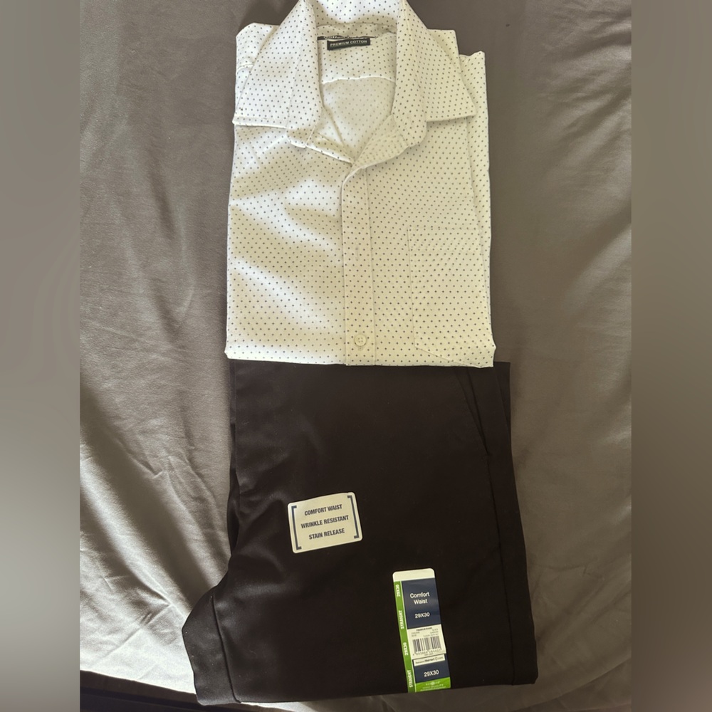 4 PC Brand New Suite set and new pair of socks from Macy’s .